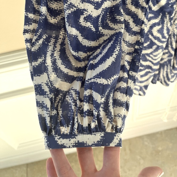 H&M Blue Dress with White Accents - Picture 3 of 9